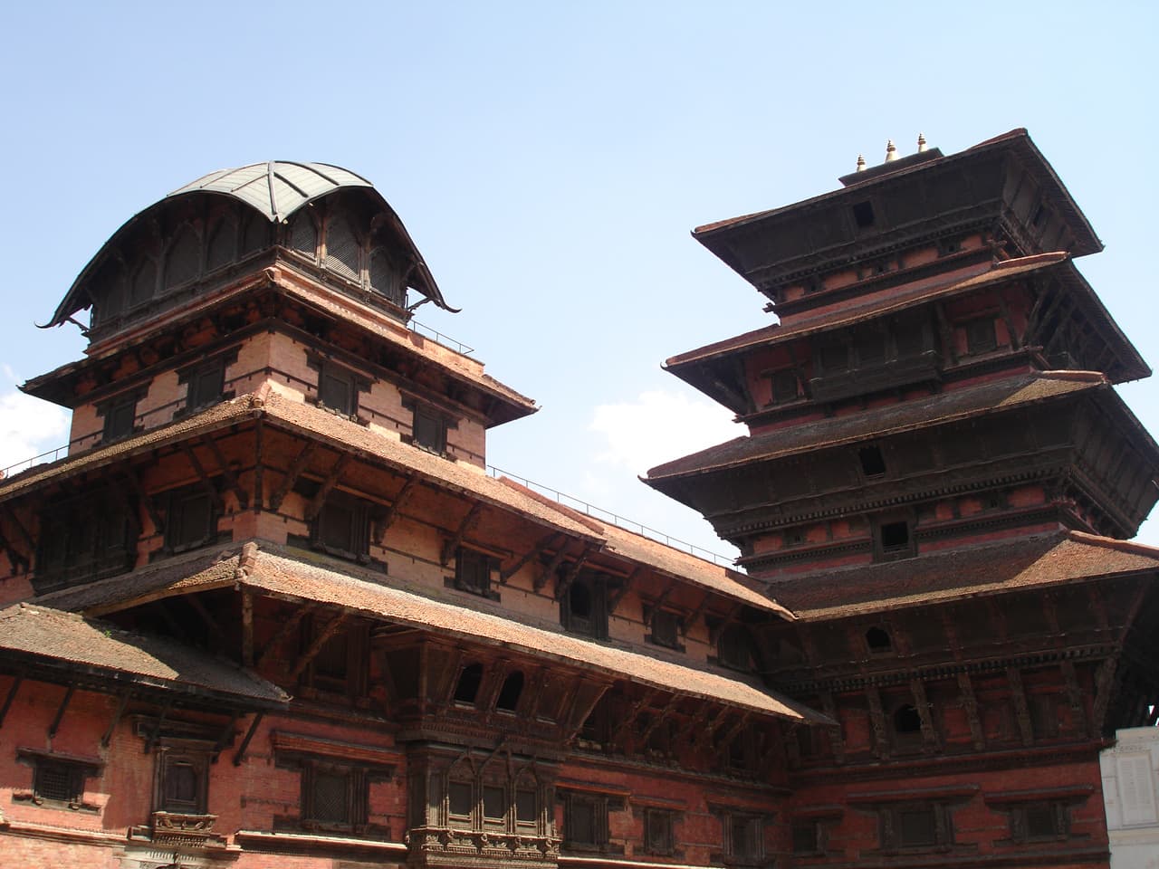 The temples of Kathmandu Durbar Square, Nepal